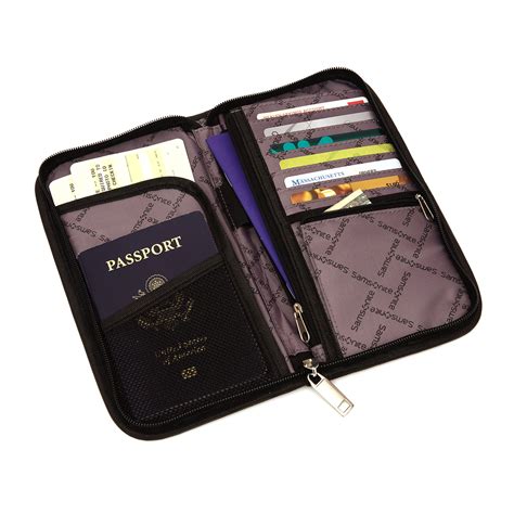 samsonite rfid credit card holder wallet|Samsonite zipped wallet.